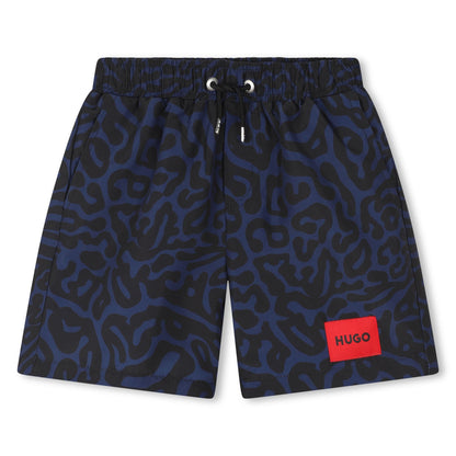 Bermuda Azul Animal Print Niño