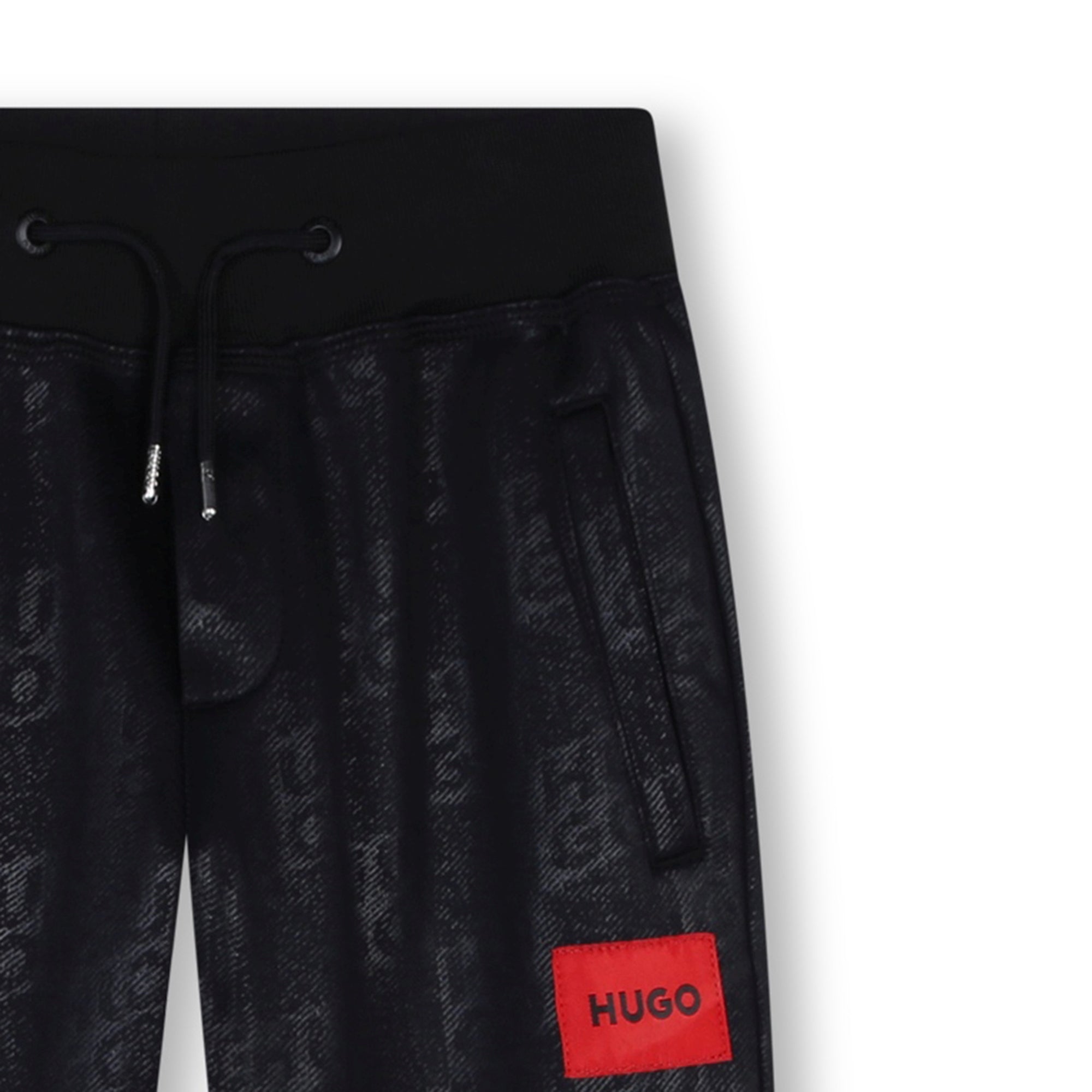 Jogger Monograma Cuadros Negro Niño