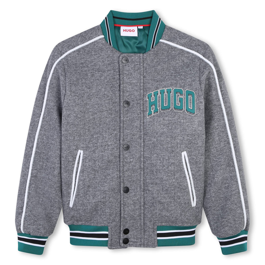 Chaqueta Bomber Gris Niño