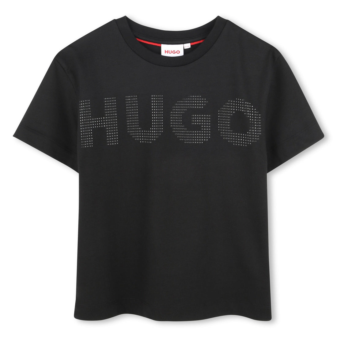 Camiseta Negra HUGO Tachuelas Niña