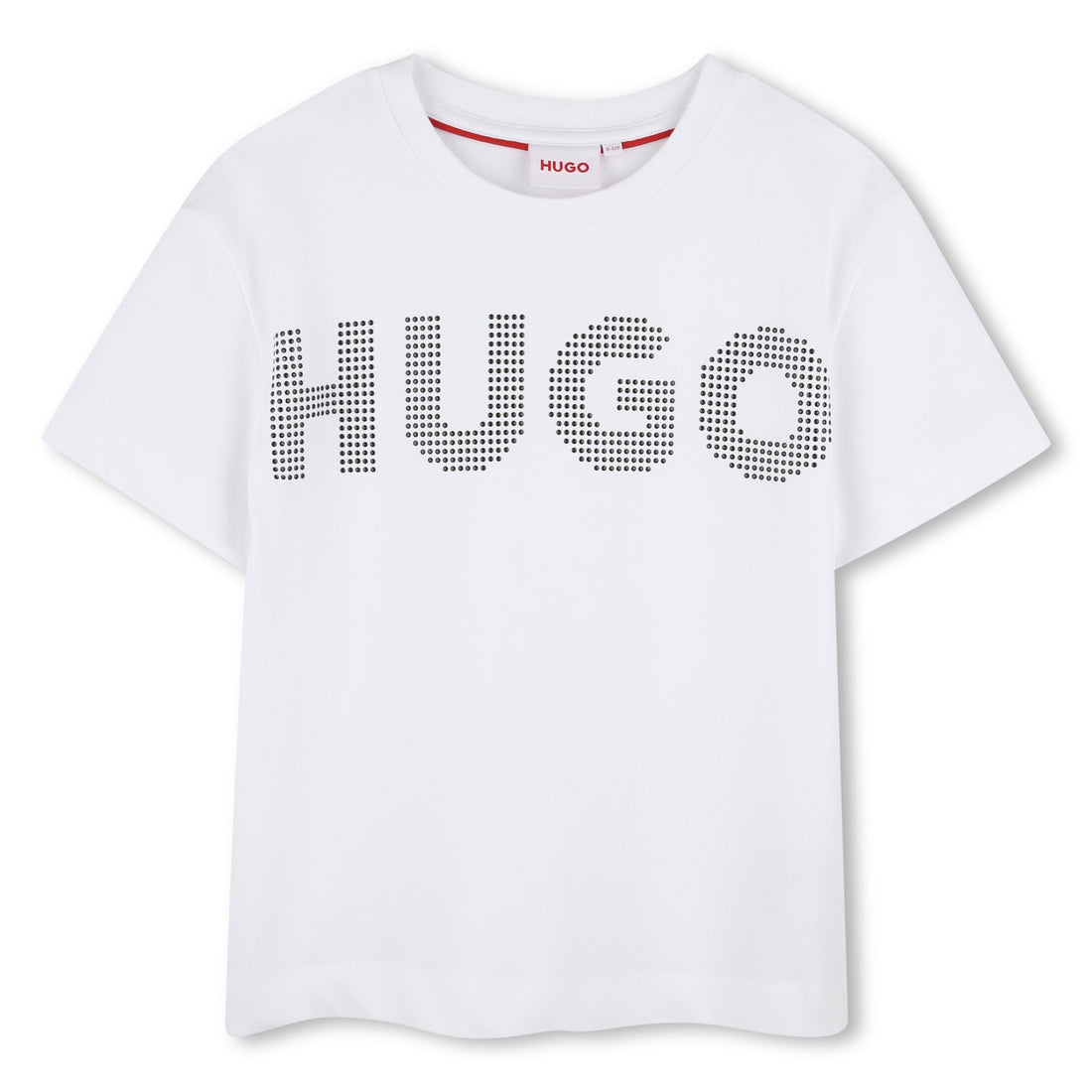 Camiseta Blanca HUGO Tachuelas Niña