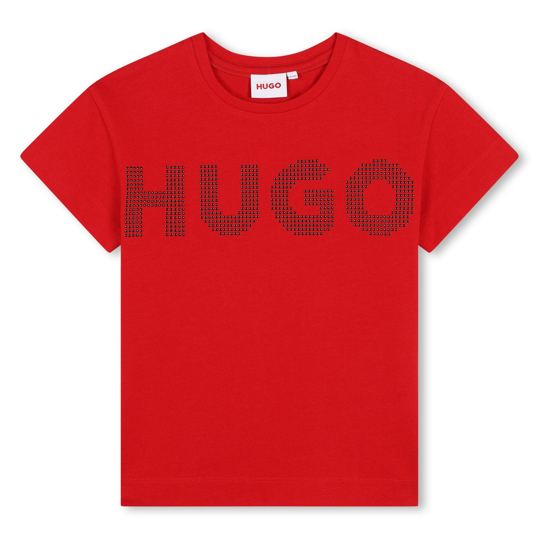 Camiseta Roja HUGO Tachuelas Niña