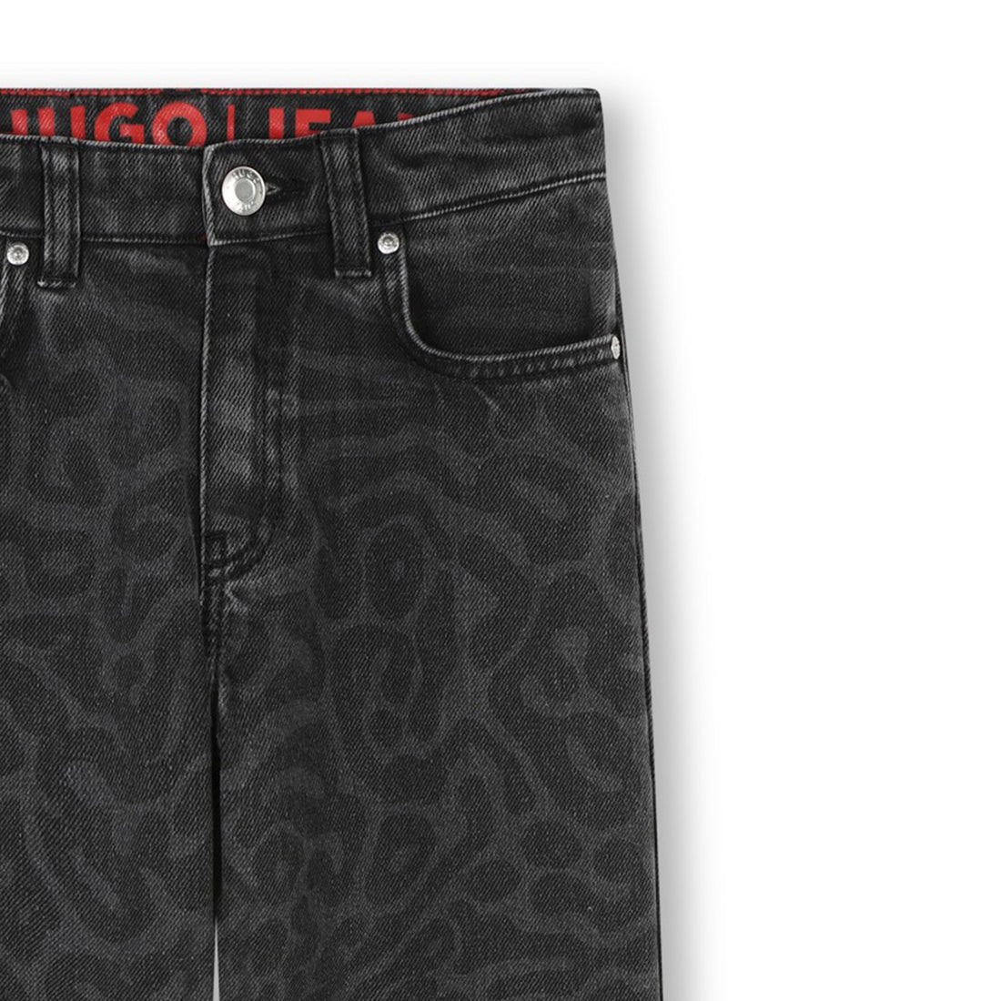 Jean Animal Print Negro Niña