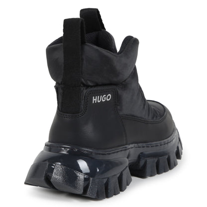 Botas Negras Lona HUGO