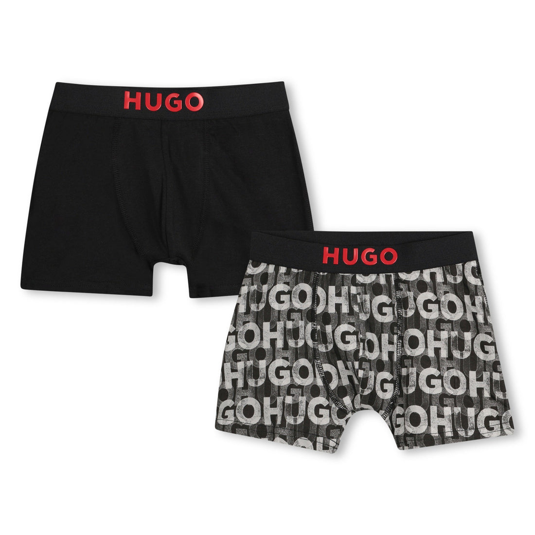 Set 2 Boxers Negro Niño