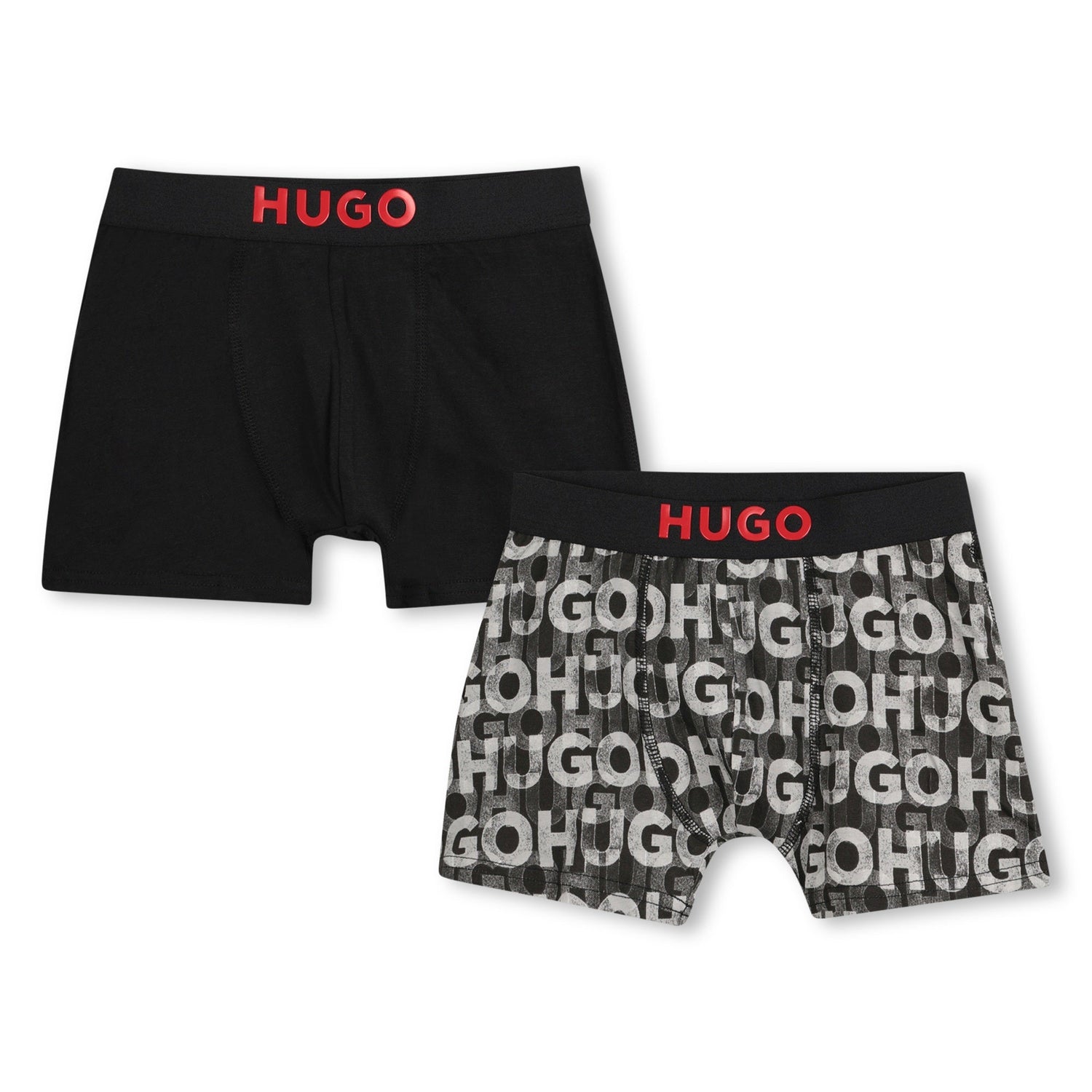 Set 2 Boxers Negro Niño