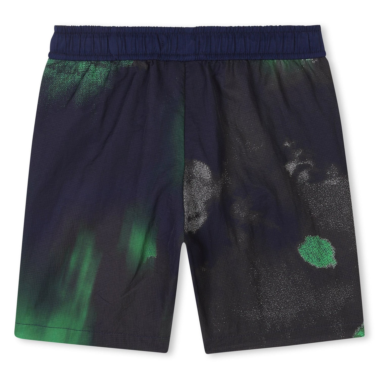 Bermuda Surf Azul Estampado Dinámico