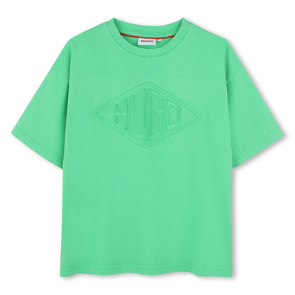 Camiseta Verde Isla Algodón Lavado