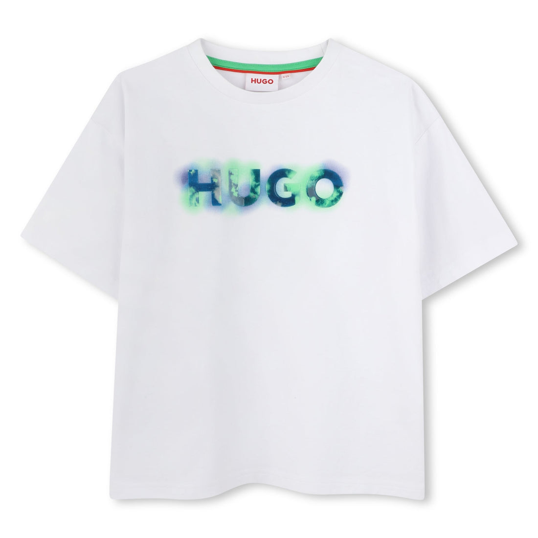 Camiseta Blanca Logotipo Gráfico Algodón Orgánico