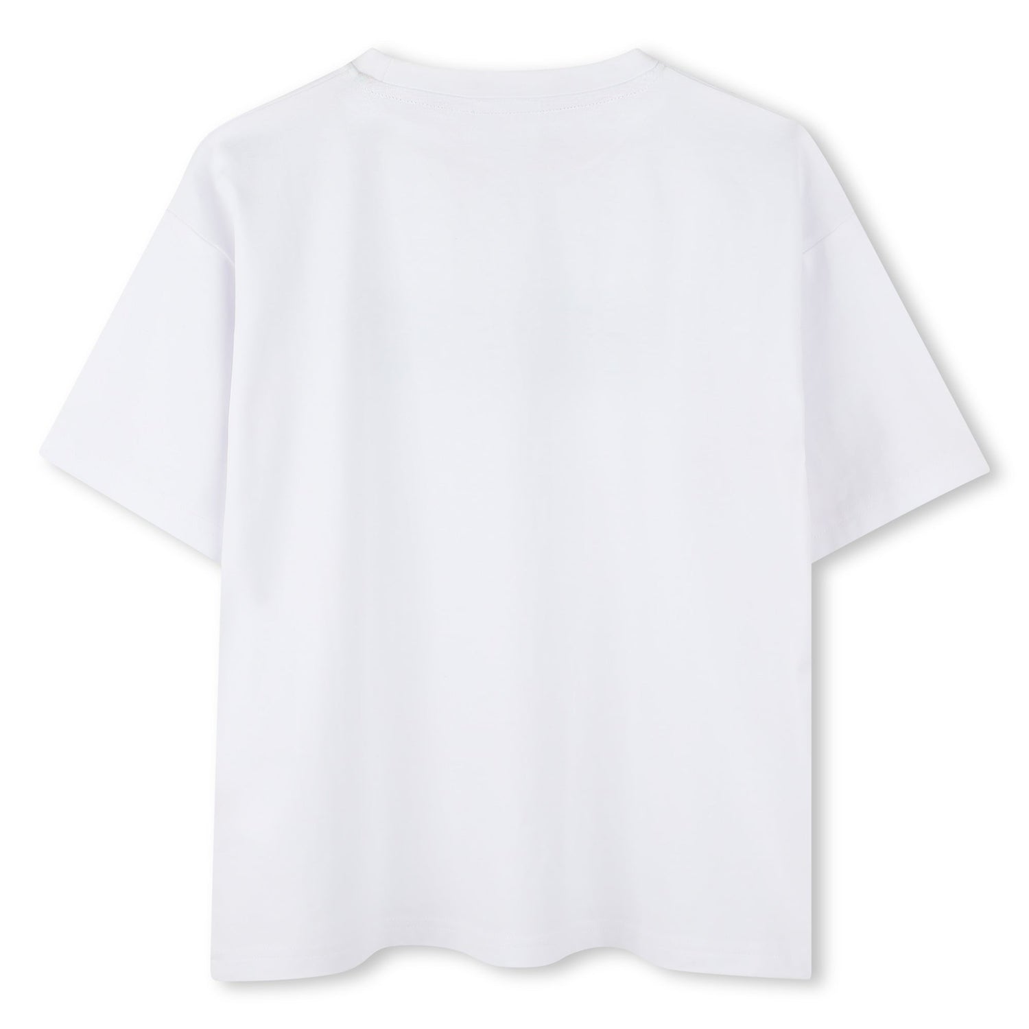Camiseta Blanca Logotipo Gráfico Algodón Orgánico