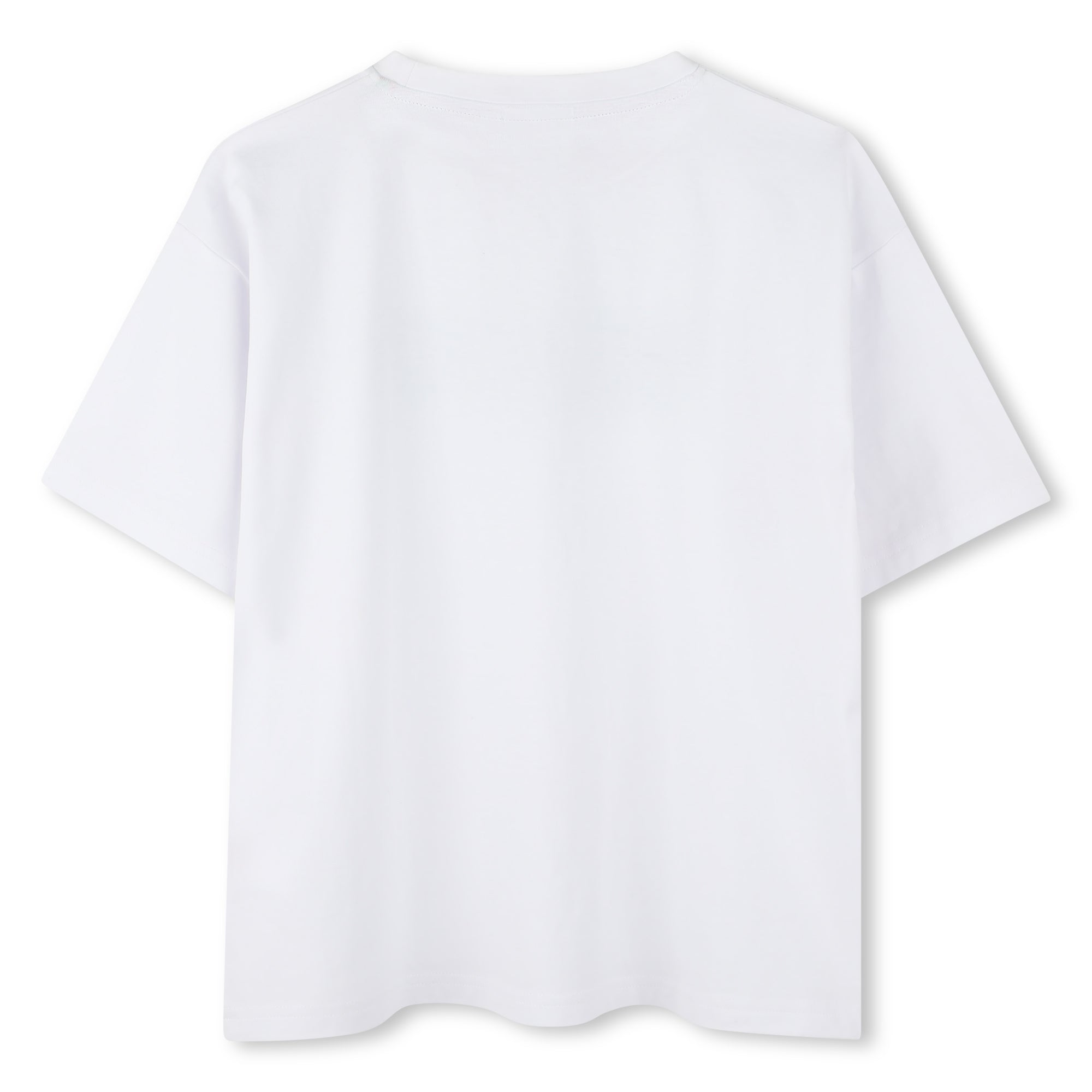 Camiseta Blanca Logotipo Gráfico Algodón Orgánico