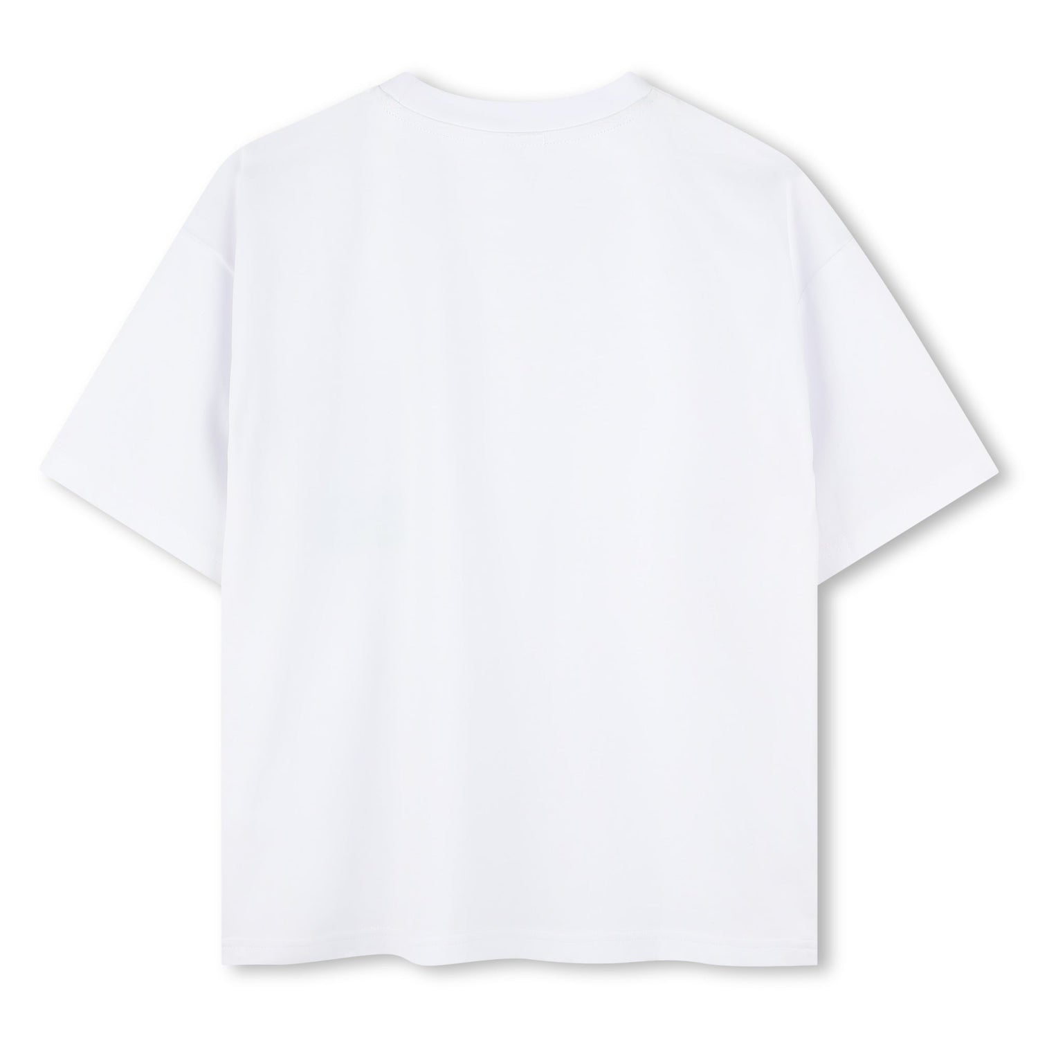 Camiseta Blanca Bolsillo Ilustración Mariposa Algodón Orgánico