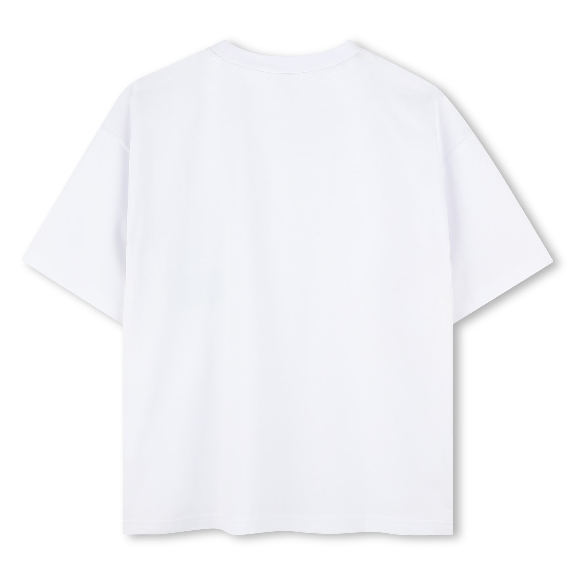 Camiseta Blanca Bolsillo Ilustración Mariposa Algodón Orgánico