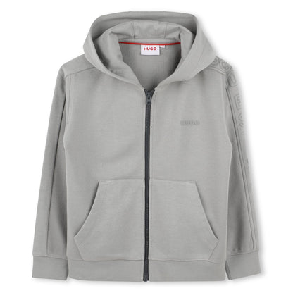 Chaqueta Hooded Gris Logotipo &quot;HUGO EST 93&quot;