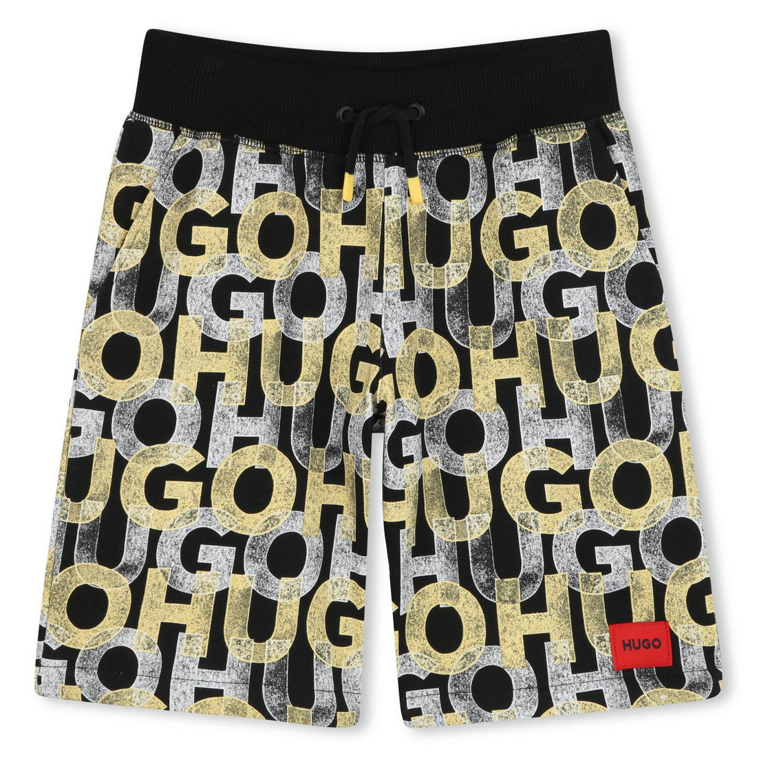 Bermuda Negro | Amarillo Logotipo Monograma