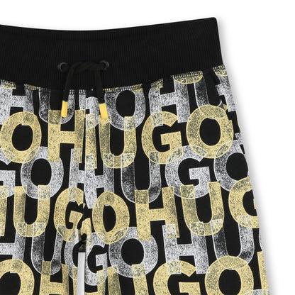 Bermuda Negro | Amarillo Logotipo Monograma