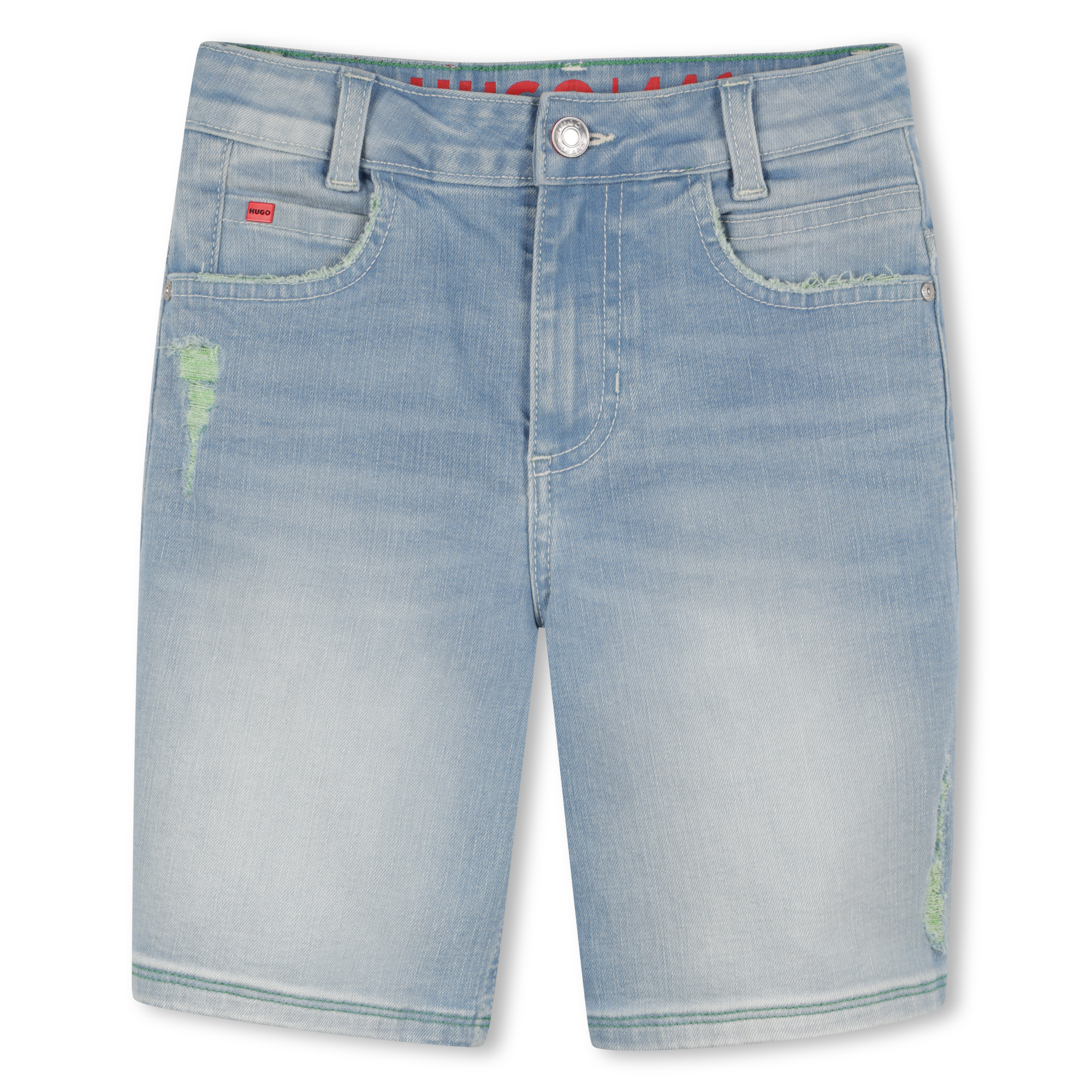 Bermuda Denim Algodón Loose Fit