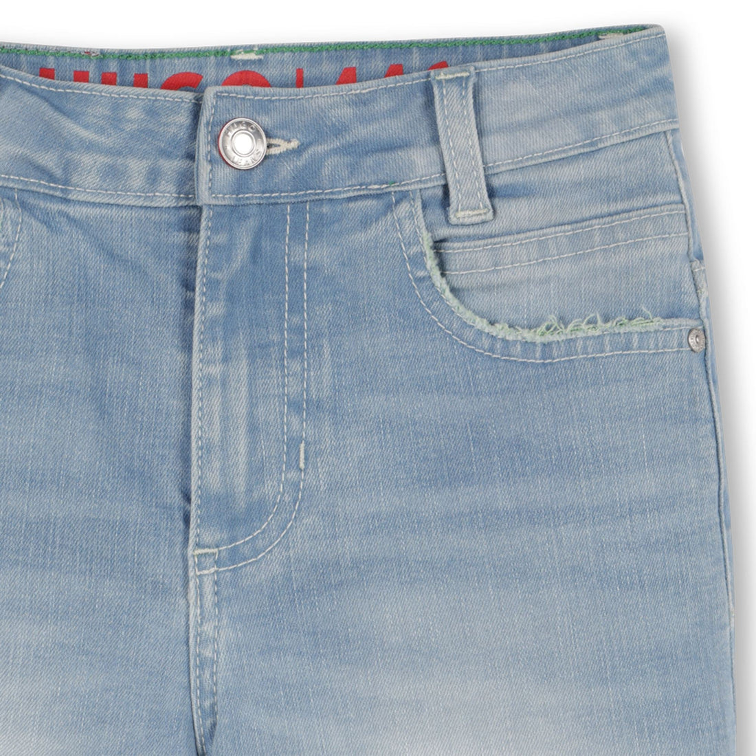 Bermuda Denim Algodón Loose Fit
