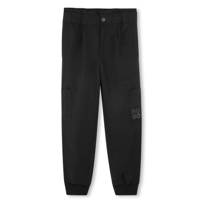 Pantalón Fluido Negro Loose Fit