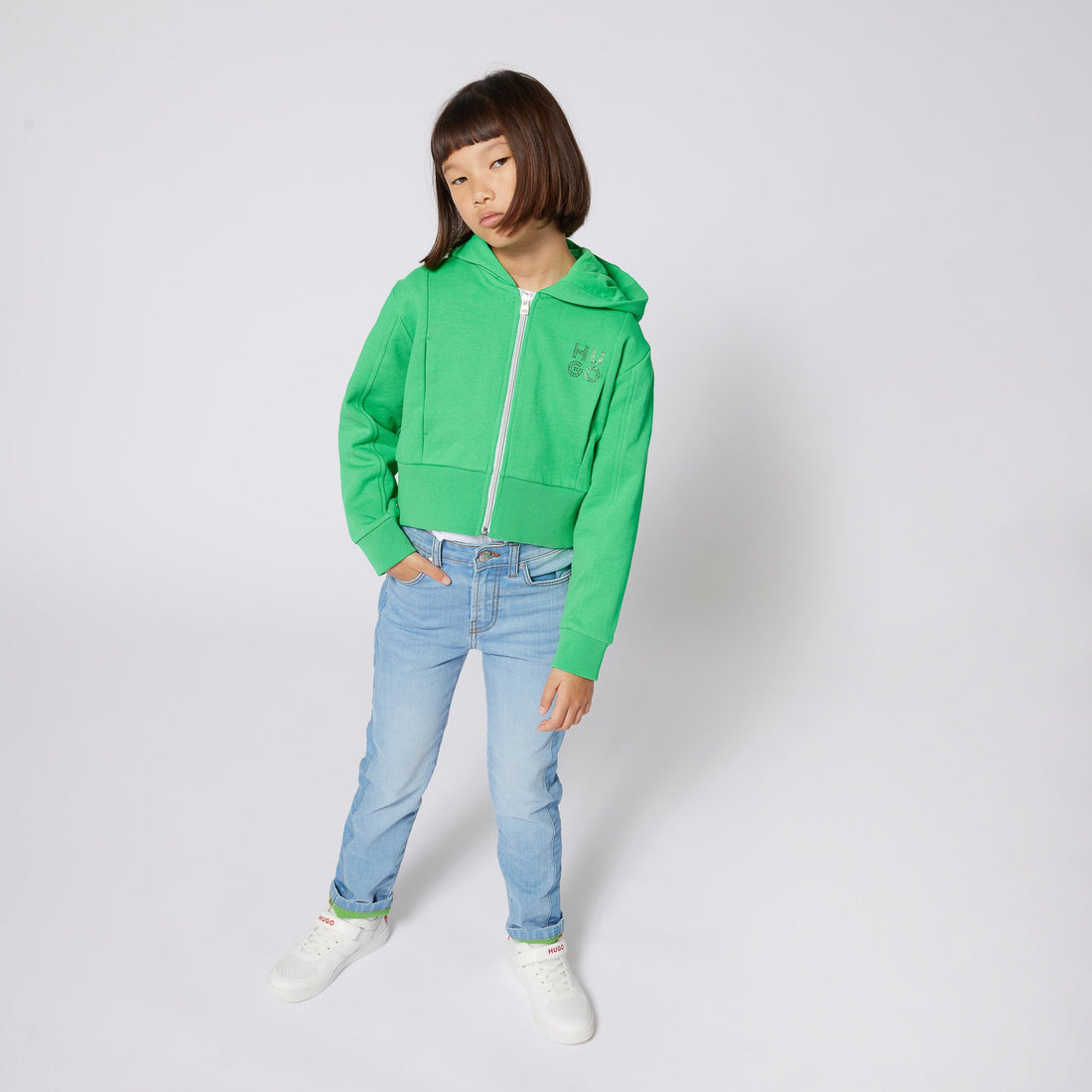 Chaqueta Hooded Verde Isla