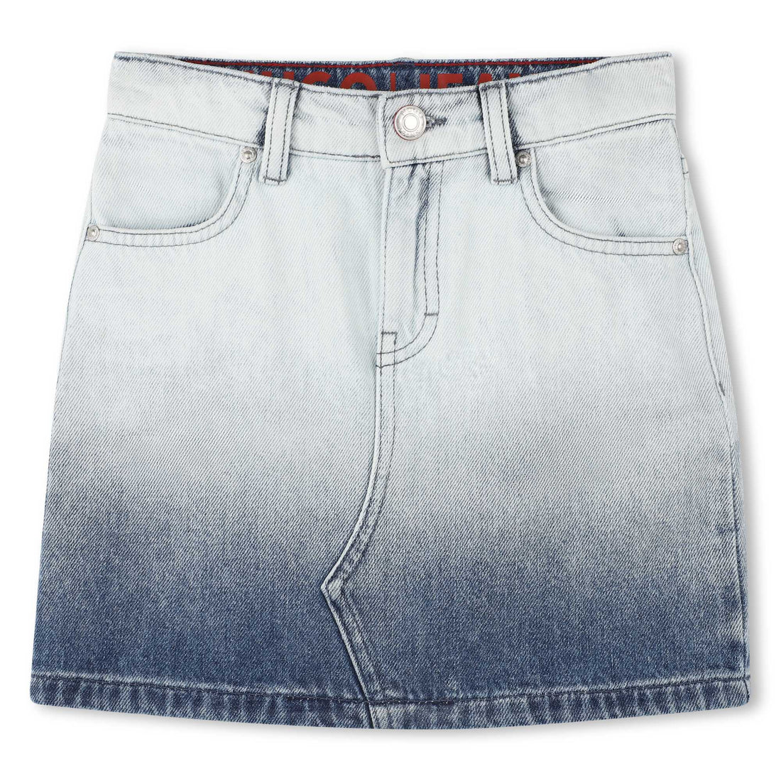 Falda Corta Denim Degradado