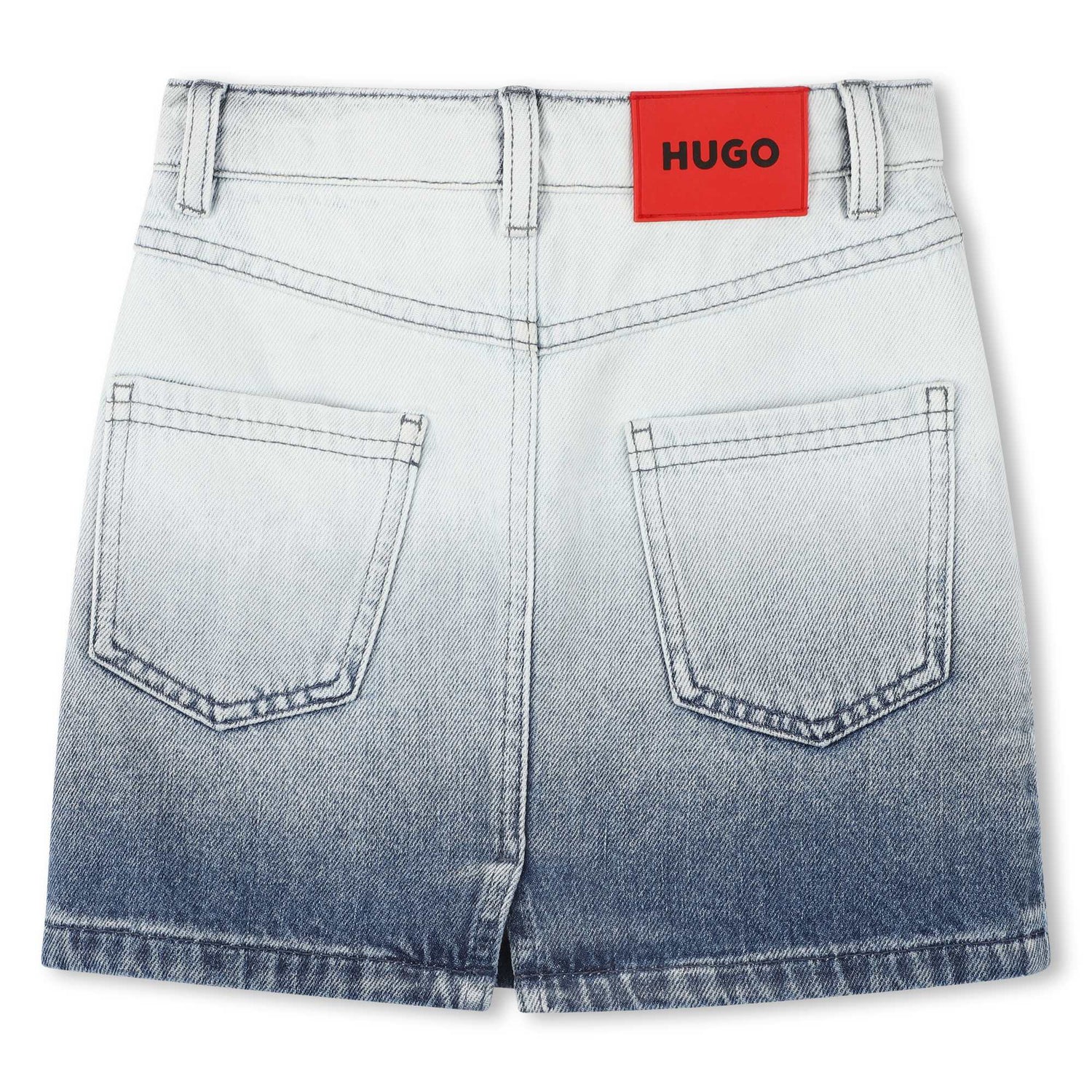 Falda Corta Denim Degradado