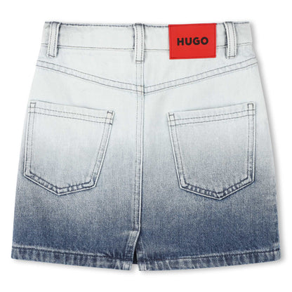 Falda Corta Denim Degradado
