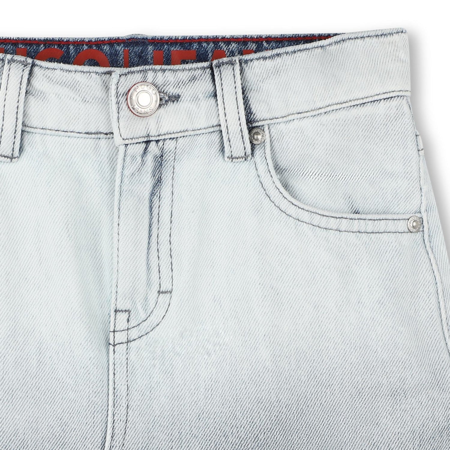 Falda Corta Denim Degradado