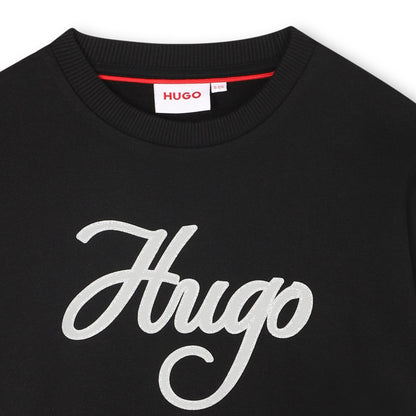 Buzo Negro Brushed Glitter