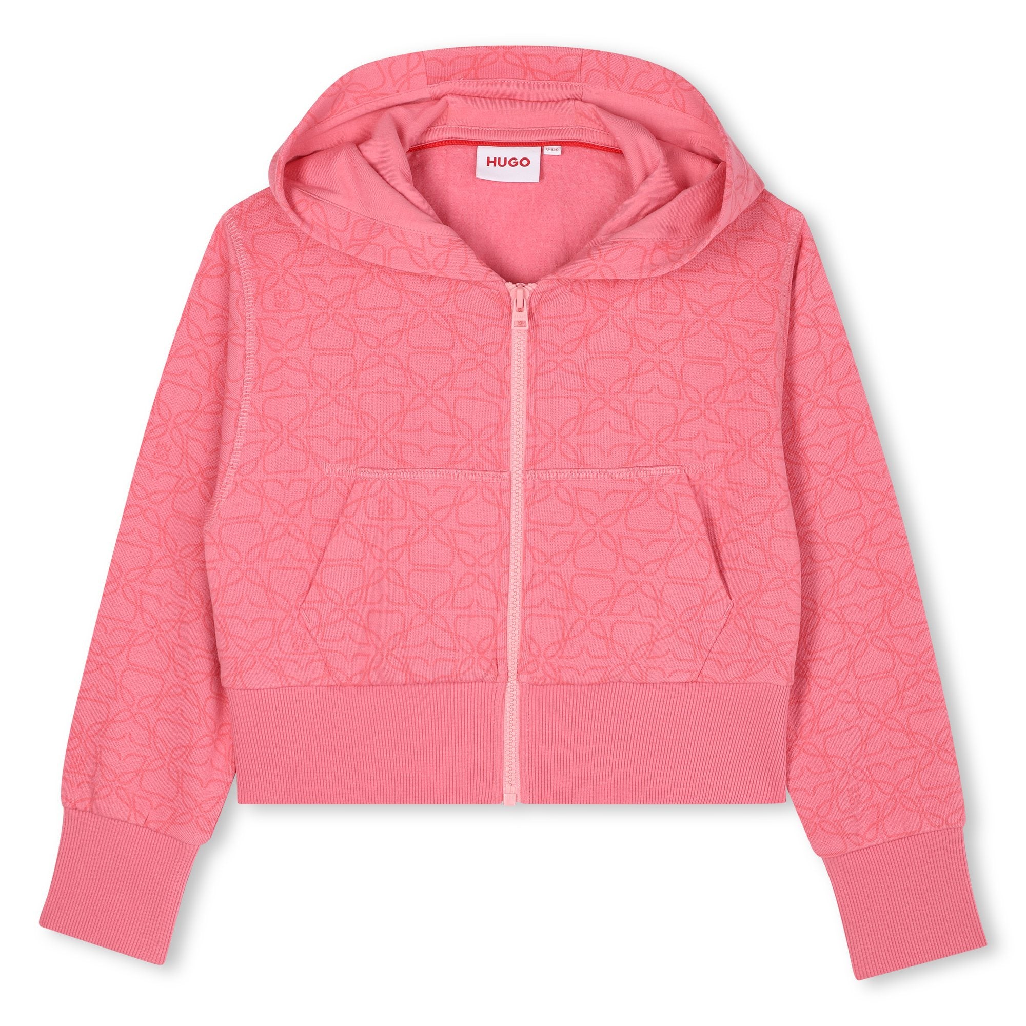 Chaqueta Hooded Estampado Integral