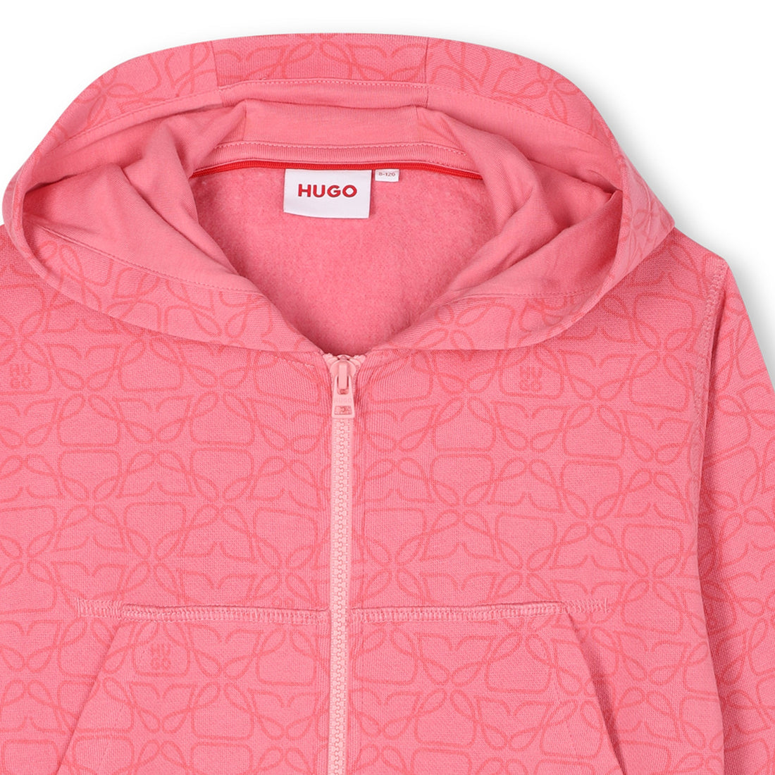 Chaqueta Hooded Estampado Integral