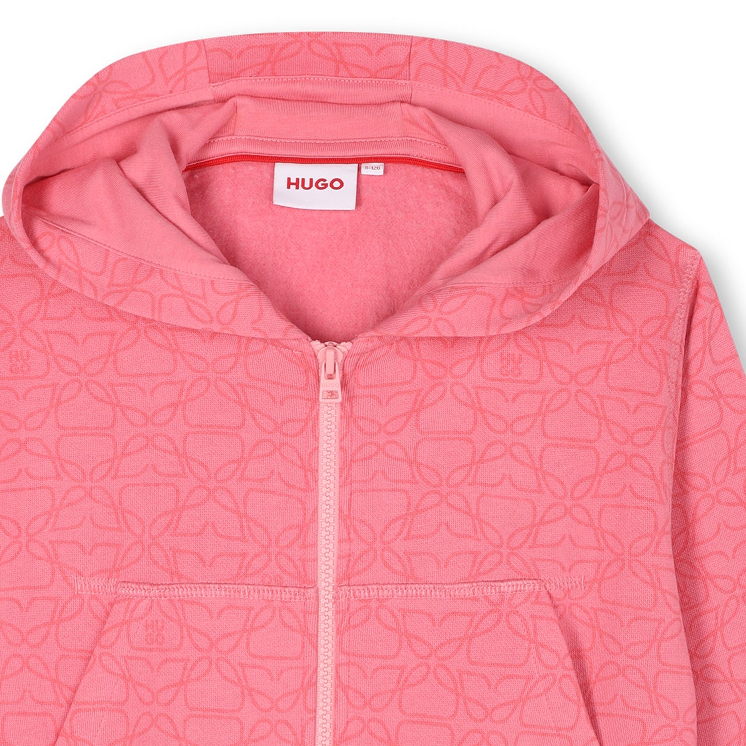 Chaqueta Hooded Estampado Integral