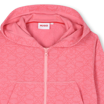 Chaqueta Hooded Estampado Integral