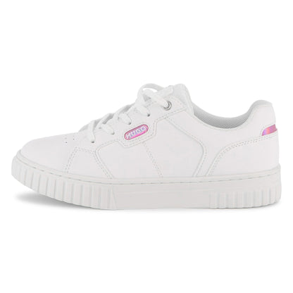 Sneakers blancos lOGO Iridiscente