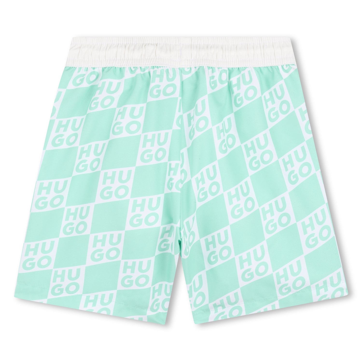Bermuda Surfer Monograma Verde Almendra
