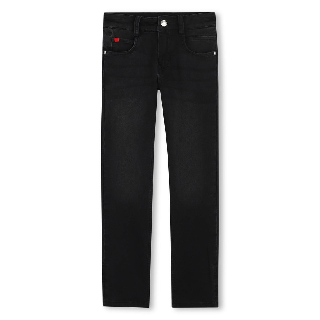 Jeans Slim Fit Deslavado Negro