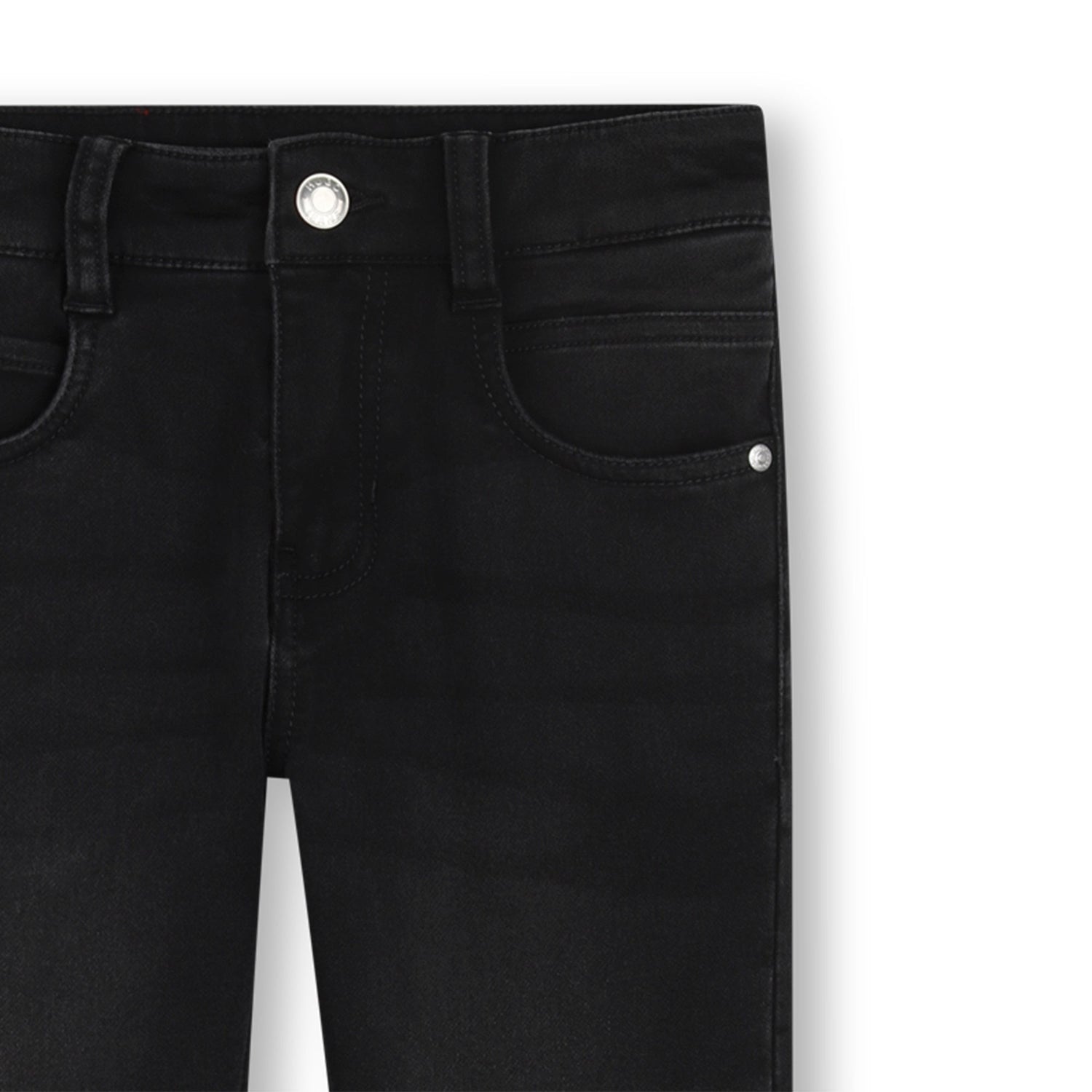 Jeans Slim Fit Deslavado Negro