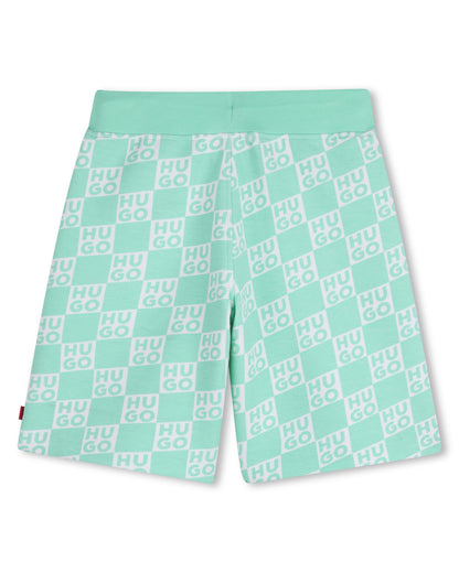 Bermuda Urban Sport Monograma Verde Almendra