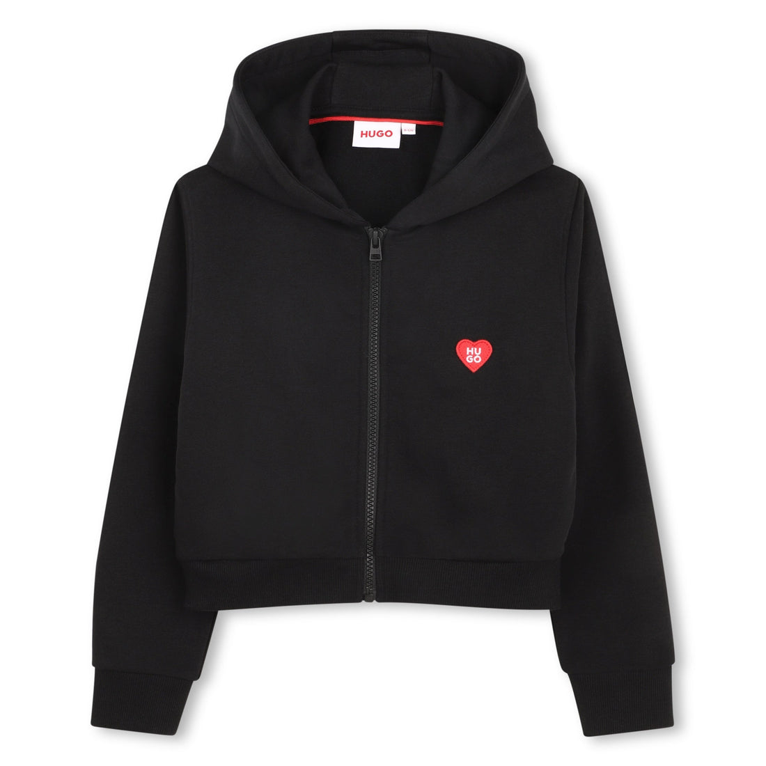 Chaqueta Hooded Hearts Negra