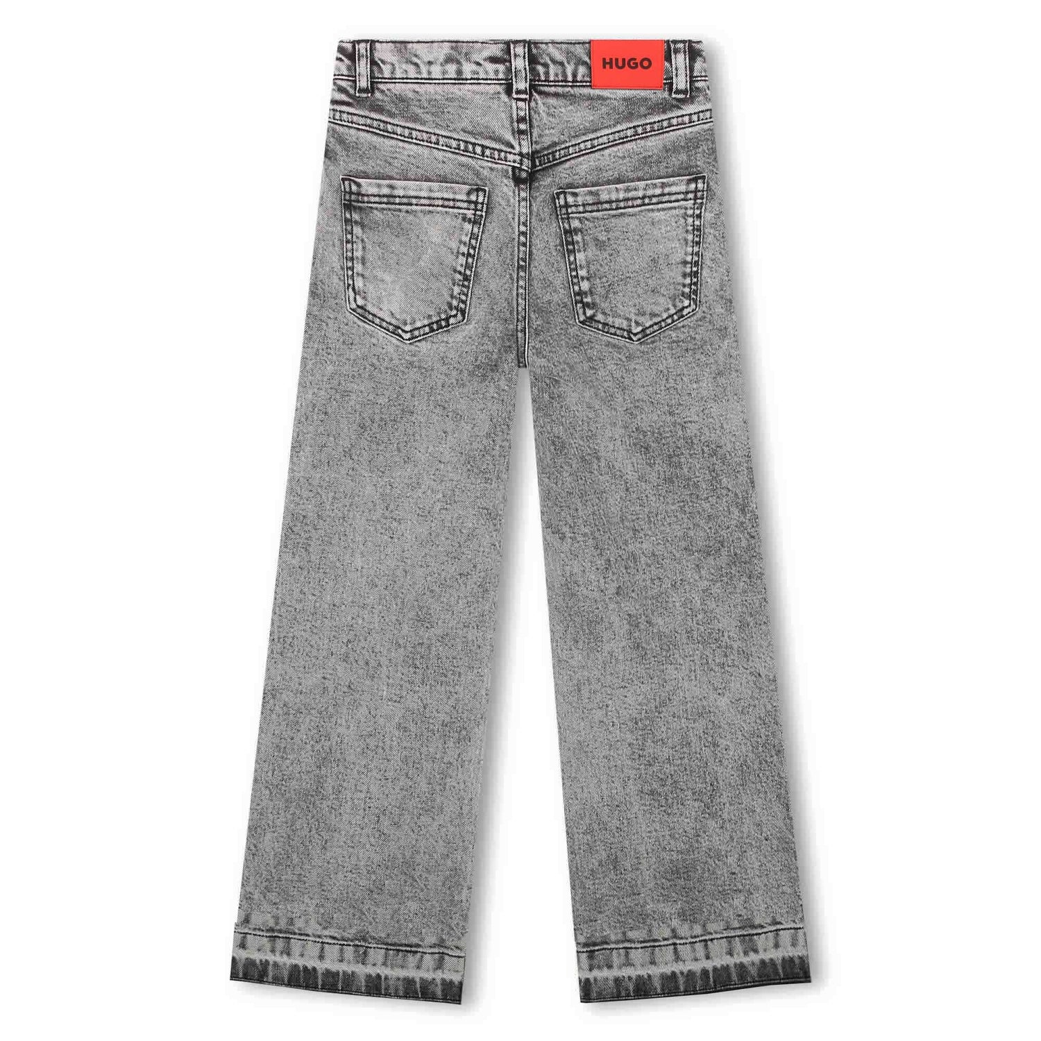 Jeans Z20 Gris Wide Leg Niña