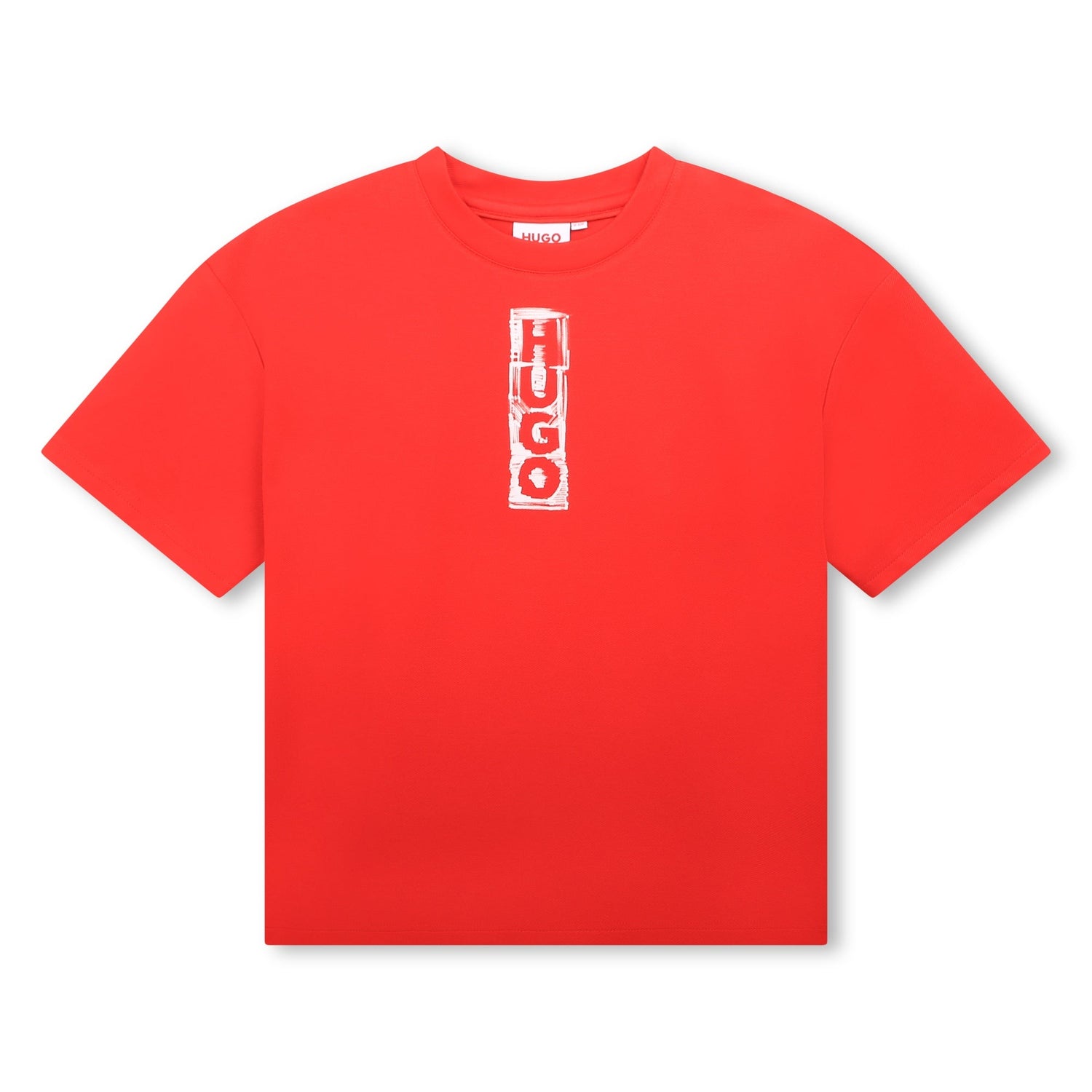 Camiseta Roja Estampado Espalda Niño