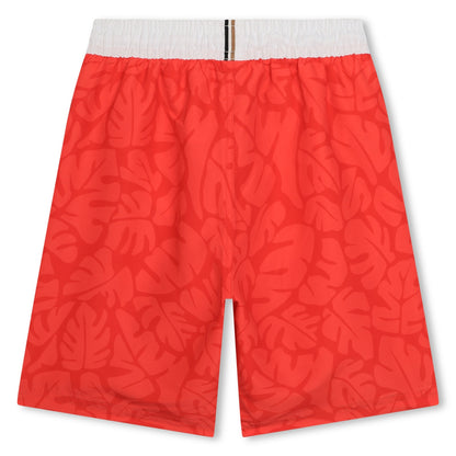 Bermuda Roja Surf Estampada Niño