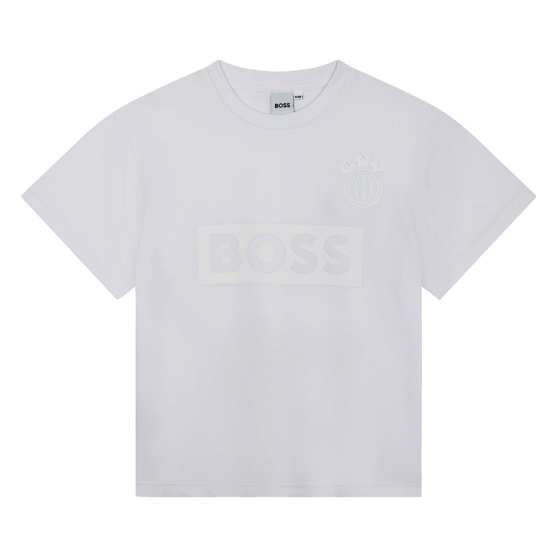 Camiseta Blanca Estampada Poliéster Niño