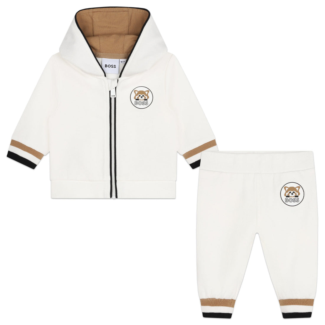 Conjunto Hoodie Blanco New Born