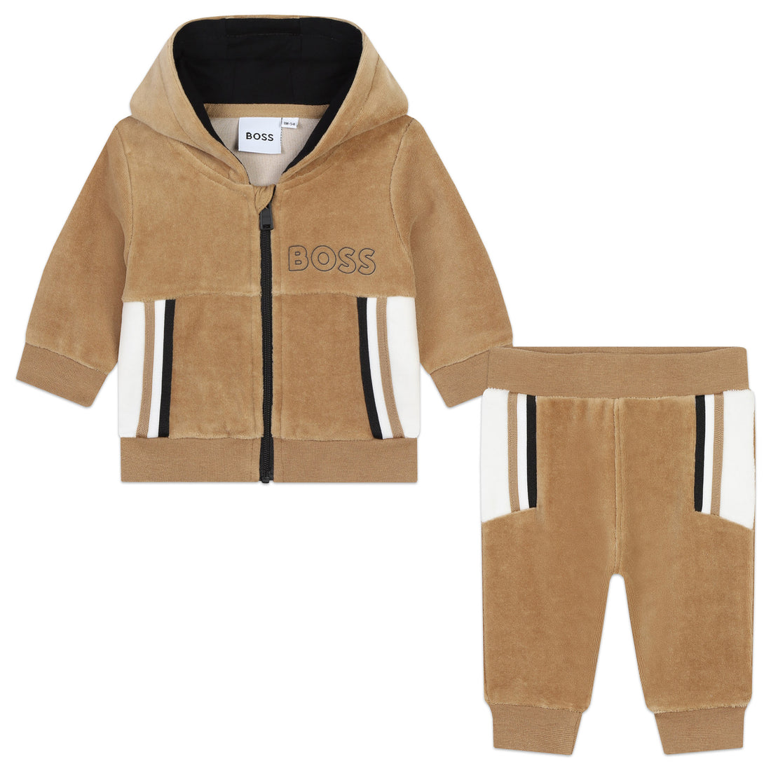 Conjunto Hoodie Camel New Born