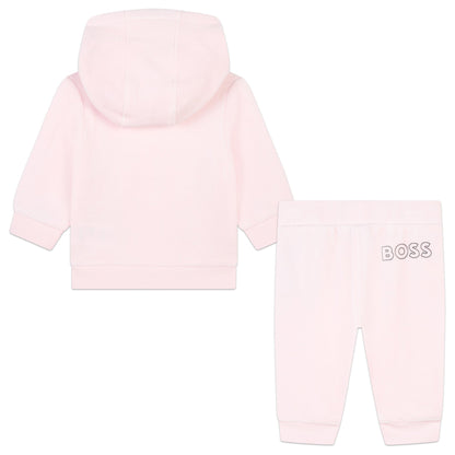 Conjunto Hoodie Rosa Baby New Born