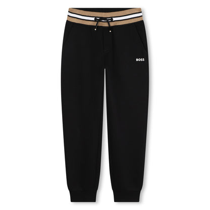 Jogger Negro Elástico Icónico Niño