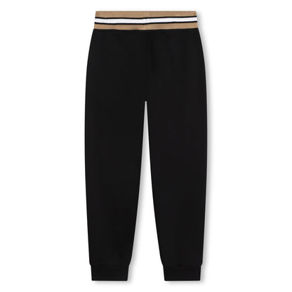 Jogger Negro Elástico Icónico Niño