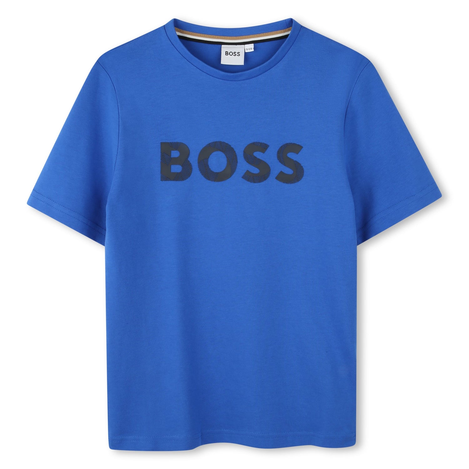 Camiseta Azul Estampado Abstracto Niño