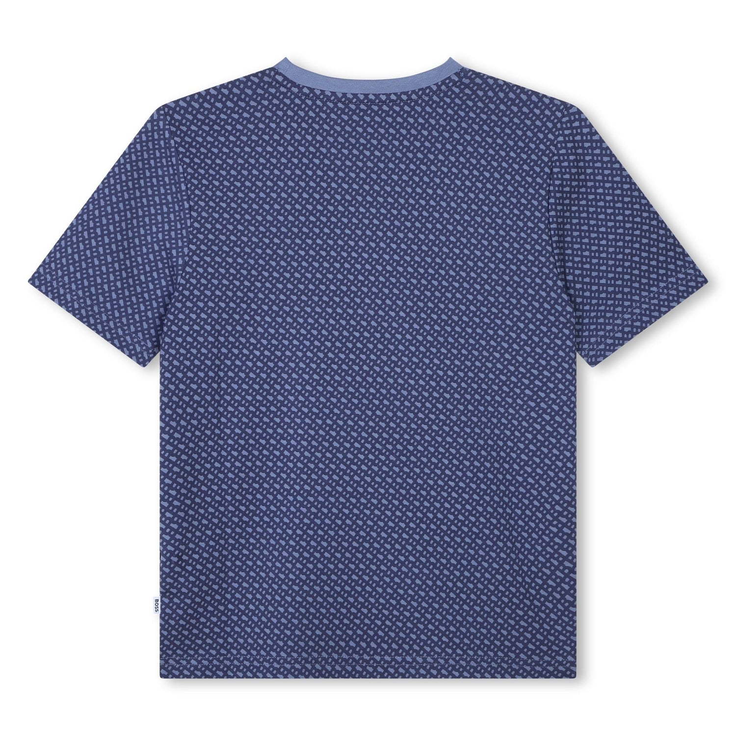 Camiseta Azul Monograma Integral Niño